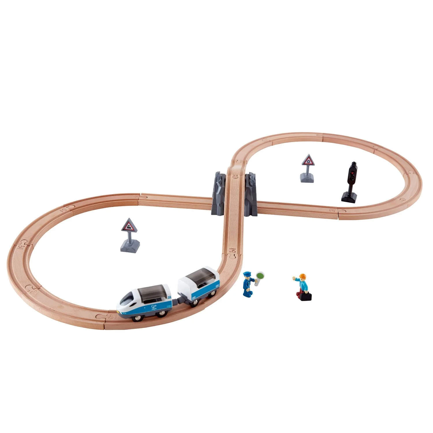 Hape wooden train set on sale